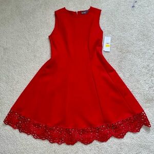 Macy’s Women’s Red Knee Length Formal Dress